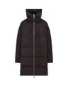 Duno Oversized Long Down Jacket In Brown