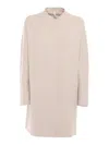 Duno Marea High-neck Coat In Beige