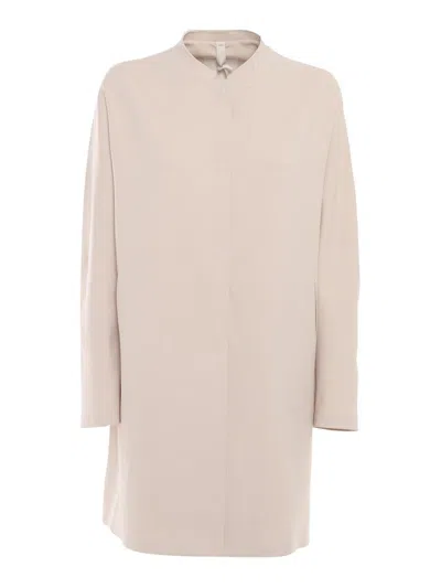 Duno Marea High-neck Coat In Neutral