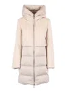 Duno Hooded Coat In Pink
