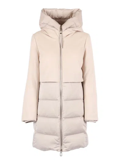Duno Hooded Coat In Neutral