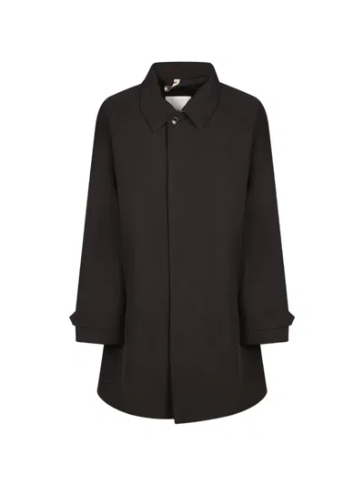 Duno Joon Ripstop Coat In Black