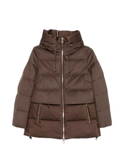 Duno Keiko Prato Hooded Padded Coat In Black