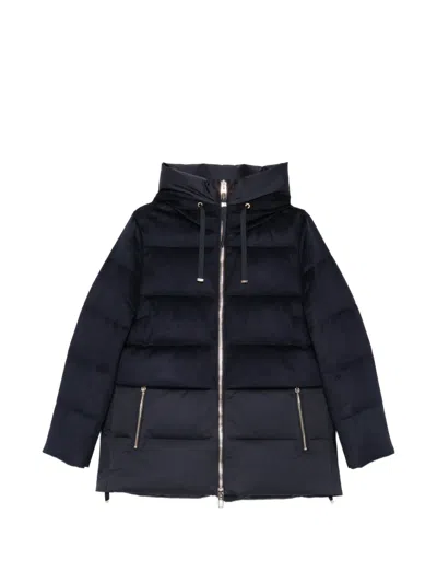 Duno Keiko Quilted Hooded Jacket In Black