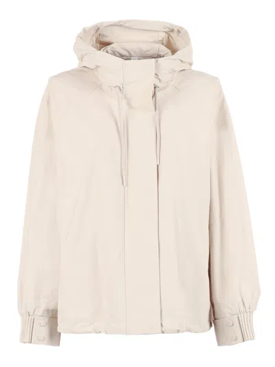 Duno Lightweight Hooded Minimalist Jacket In Multi