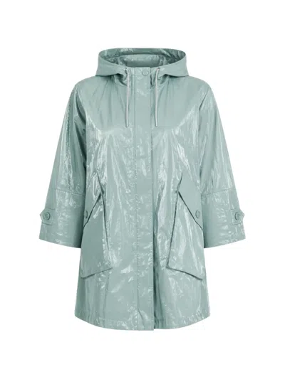 Duno Livia Hooded Coat In Blue