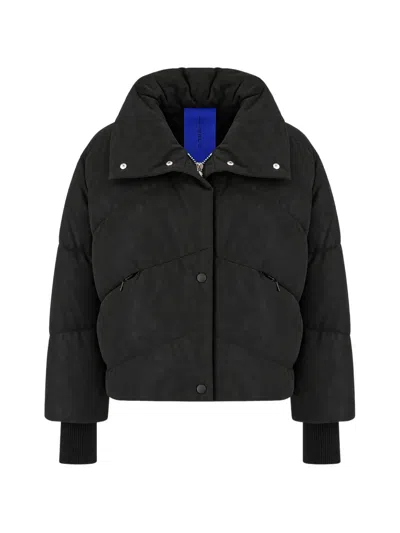 Duno Lydia Quilted High-neck Jacket In Black