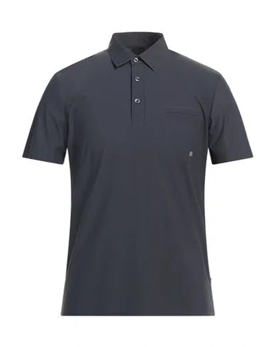 Duno Man Polo Shirt Midnight Blue Size M Polyamide, Elastane In Blue