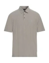 Duno Man Polo Shirt Military Green Size Xxl Polyamide, Elastane In Gray