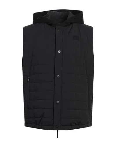 Duno Man Vest Black Size 38 Cotton, Polyester, Elastane, Polyamide