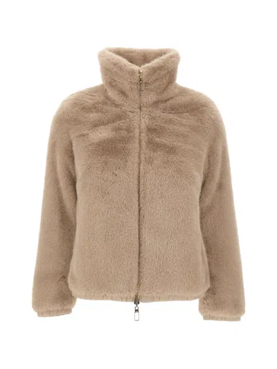 Duno Manila R Reversible Faux-fur Jacket In Neutral