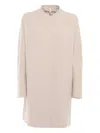 Duno Marea High-neck Coat In Neutral
