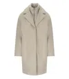 Duno Miranda Beige Coat In Gray