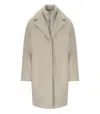 Duno Miranda Beige Coat In Gray