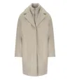 Duno Miranda Beige Coat In Gray