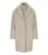 Duno Miranda Beige Coat In Gray
