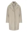 Duno Miranda Beige Coat In Gray