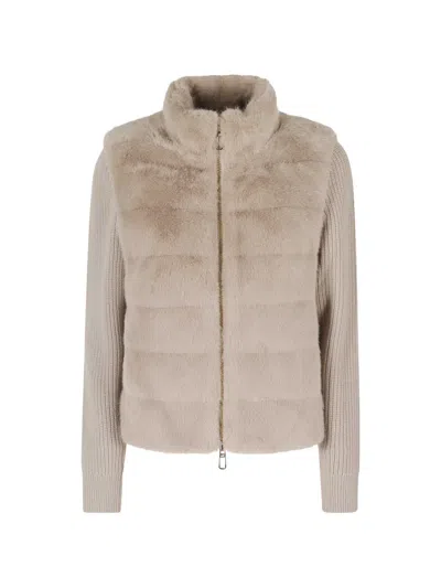 Duno Nila Panelled Jacket In Pink