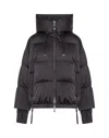 Duno Oversized Short Down Jacket In Black