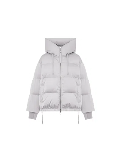Duno Oversized Short Down Jacket In Purple
