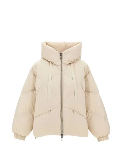 Duno Oversized Short Down Jacket In White