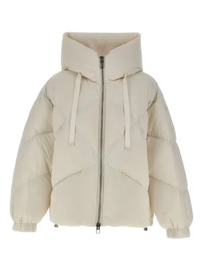 Duno Peggie Quilted Coat In Neutral