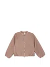 Duno Quilted Cropped Jacket In Neutral