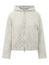 Duno Quilted Mini Jacket In Yellow