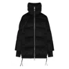 Duno Quilted Puffer Jacket In Black