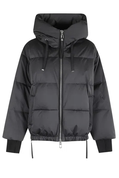 DUNO SHORT BLACK OVERSIZED DOWN JACKET