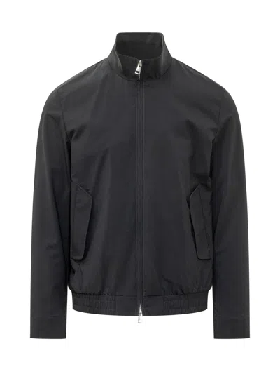 Duno Short Mini Jacket For Spring/summer In Navy