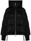 Duno Heka Hooded Puffer Jacket In Black