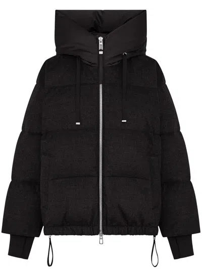 Duno Short Parka In Black