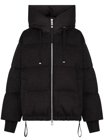 Duno Short Parka Clothing In Black