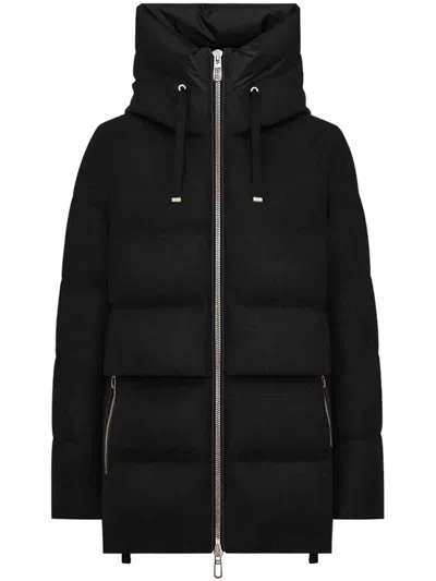Duno Short Parka Clothing In Black