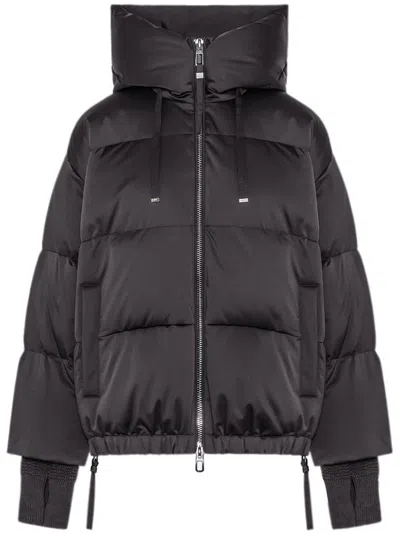 Duno Short Parka Clothing In Black