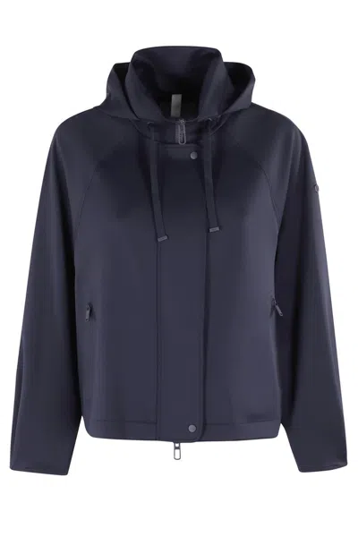 DUNO SHORT TECHNICAL JACKET WITH ADJUSTABLE HOOD