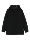 Duno Sulphur Hooded Jacket In Black