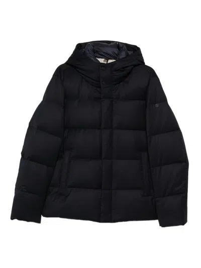 Duno Winsor Pure-wool Down Jacket In Blue