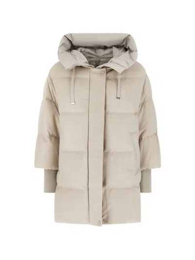 Duno Yume Quilted Hooded Jacket In Multi