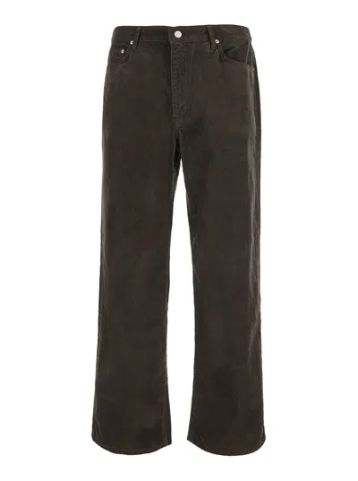 Dunst 90s Wide Corduroy Jeans For Men In Brown