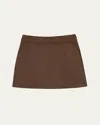 Dunst A-line Mini Skirt In Brown