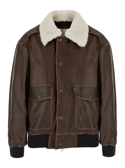 Dunst A-2 Jacket In Brown
