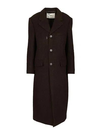 Dunst Structured Coat In Brown