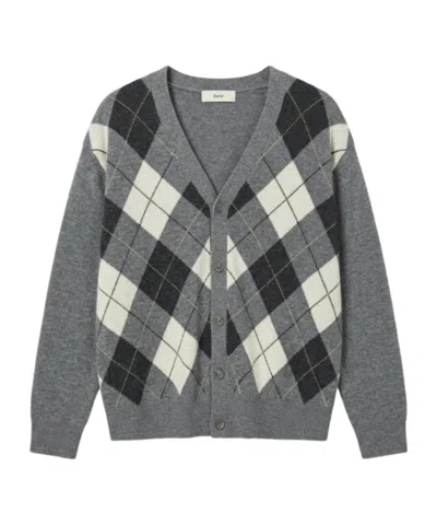 Dunst Argyle Knit Sweater In Multi