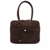 Dunst Suede Tote Bag In Brown