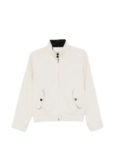 Dunst Beige Mandarin Collar Jacket In Neutral