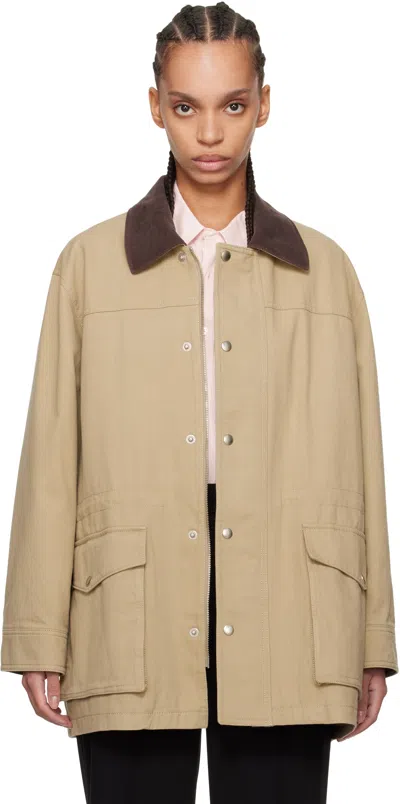 Dunst Beige Vintage Work Half Jacket