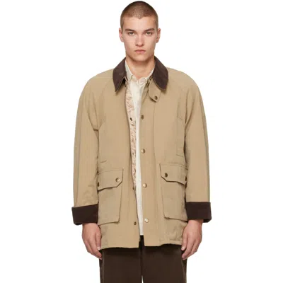 Dunst Beige Waxed Cotton Hunting Jacket
