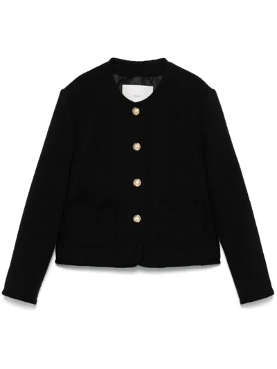 Dunst Black Boucle Tweed Jacket